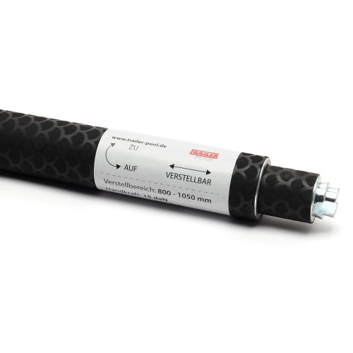 Sperrbalken, Alu, Schutzschlauch, 800 - 1050 mm
